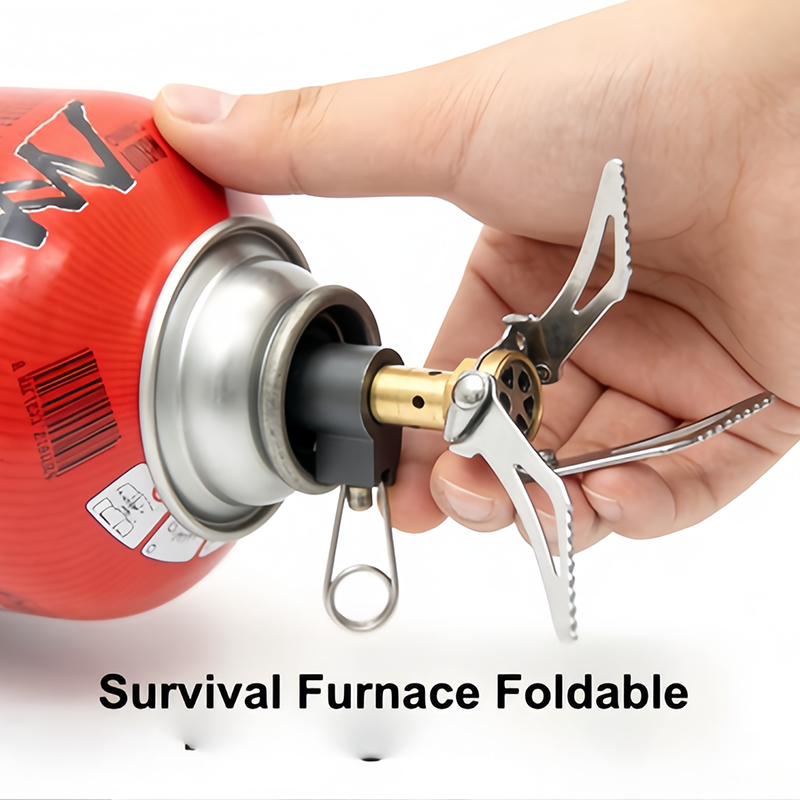 Camping Cooking Gas Stove Portable Tool - SSS-3000T Titanium Mini Camping Gas Burners