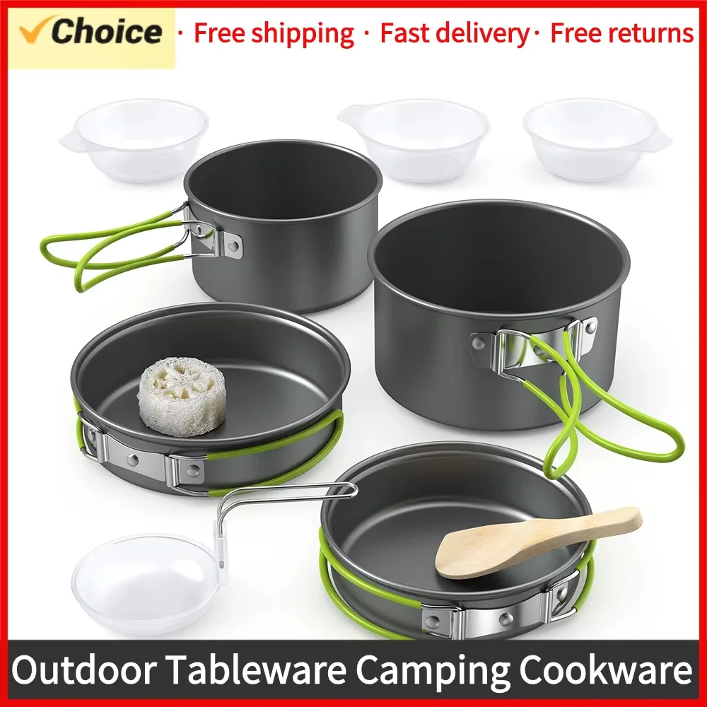 Camping Cooking And Dining Set - Outdoor Cooking Camping utensil set for