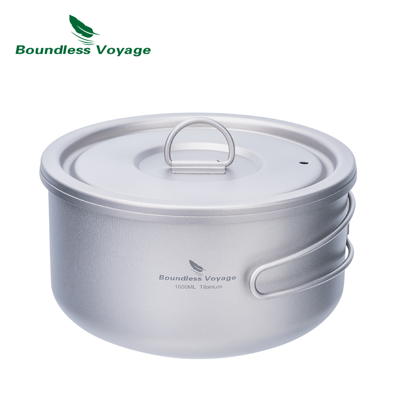 Camping Cooking Handle - Boundless Voyage Titanium Camping Pot with