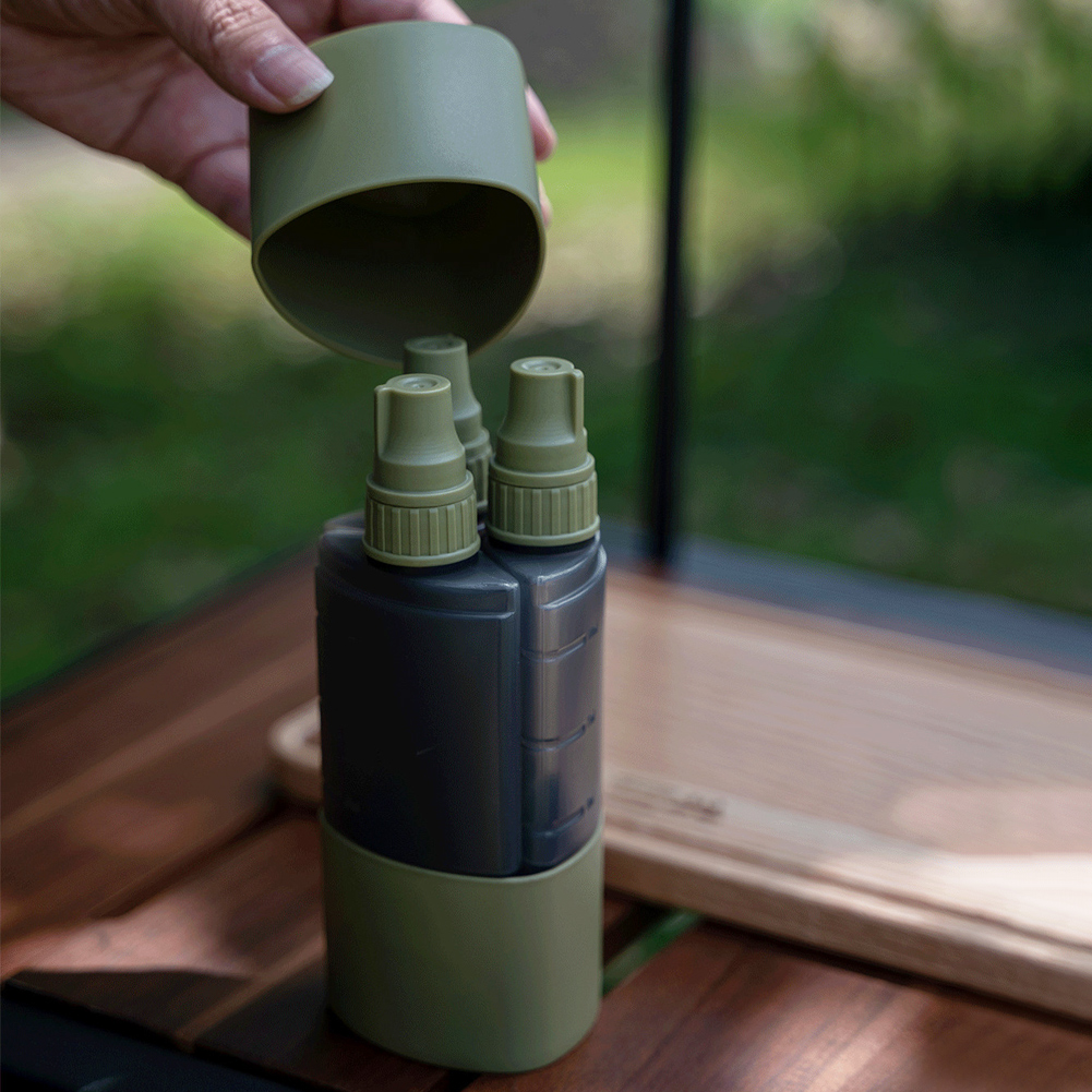 Camping Cooking And Dining Set - 3 In 1 Outdoor Camping Seasoning