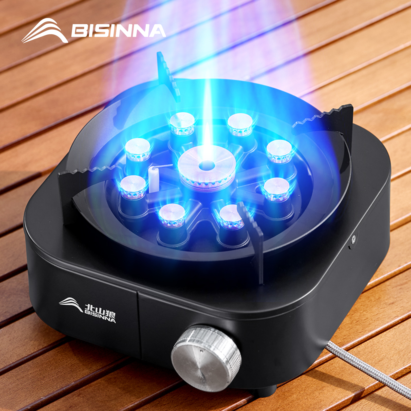 Camping Cooking Handle - BISINNA Portable Camping Gas Stove 10000W