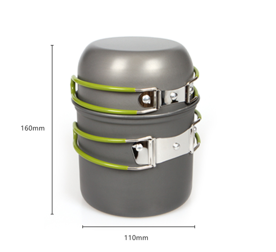 Ultralight Camping Pot Set: Ca - Camping Cooking Utilities avis et prix