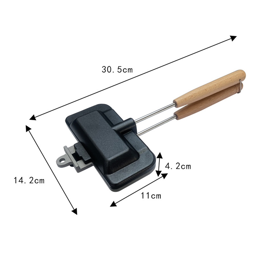 ANon-stick Aluminum Sandwich P - Camping Cooking Utensil Roll avis et prix