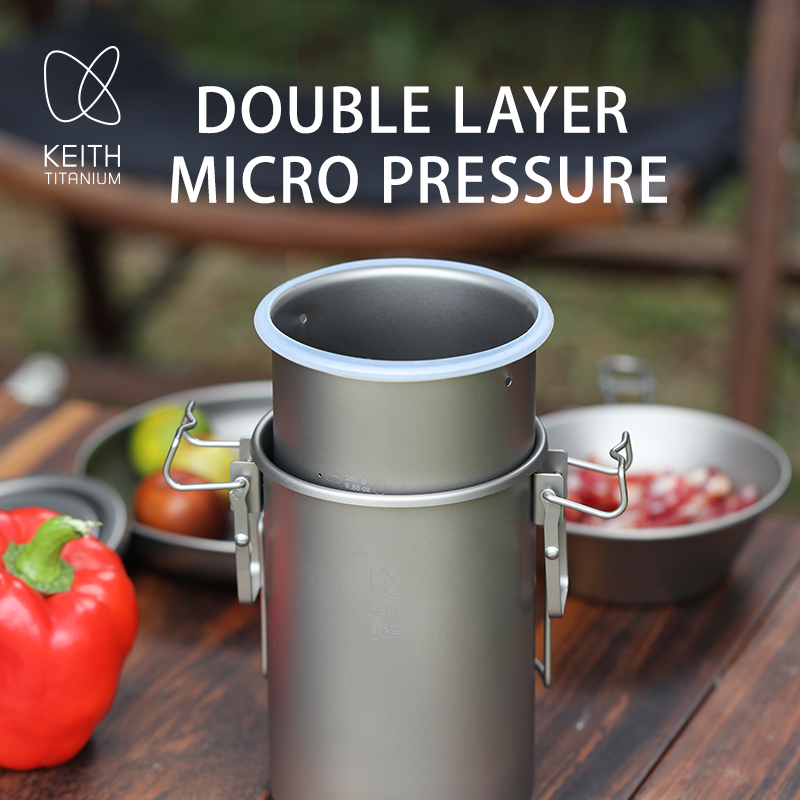 KEITH Pure Titanium Rice Cooke - Camping Cooking Utilities avis et prix