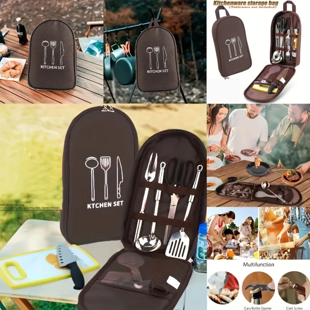 portable Outdoor Cook Bag Camp - Camping Cooking Utensil Organizer avis et prix