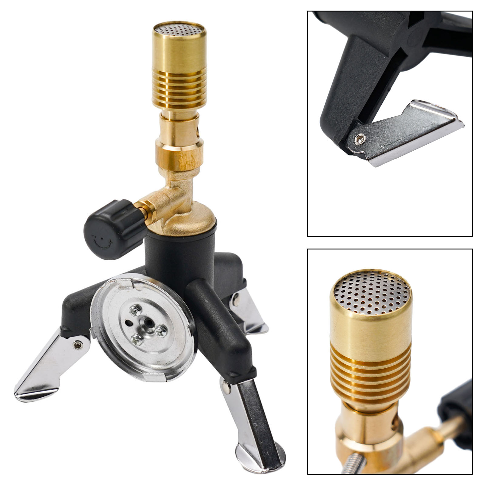 Portable Brass Bunsen Burner L - Camping Cooking Gas Stove Portable Tool avis et prix