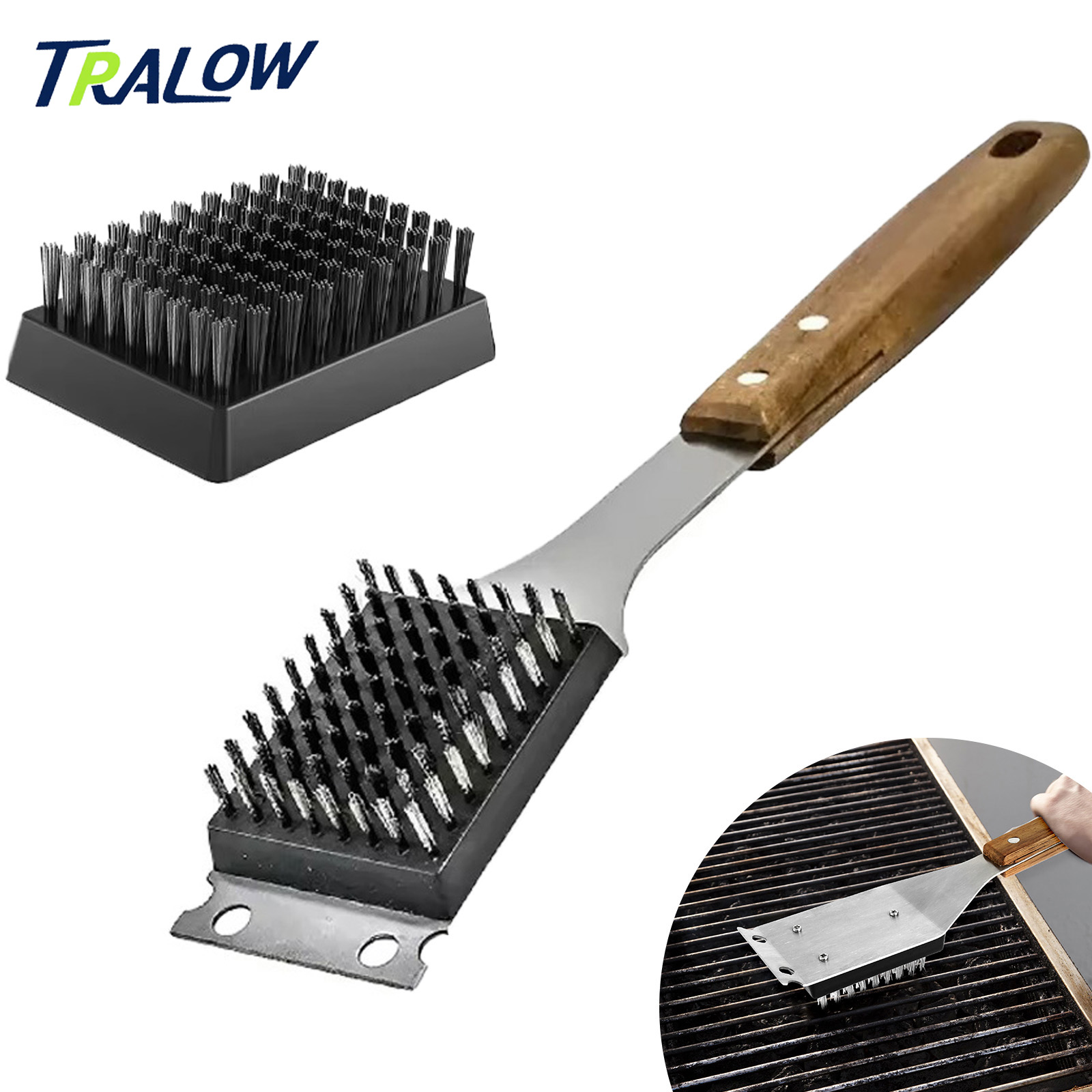 TRALOW Stainless Steel BBQ Gri - Camping Cooking Griddle avis et prix