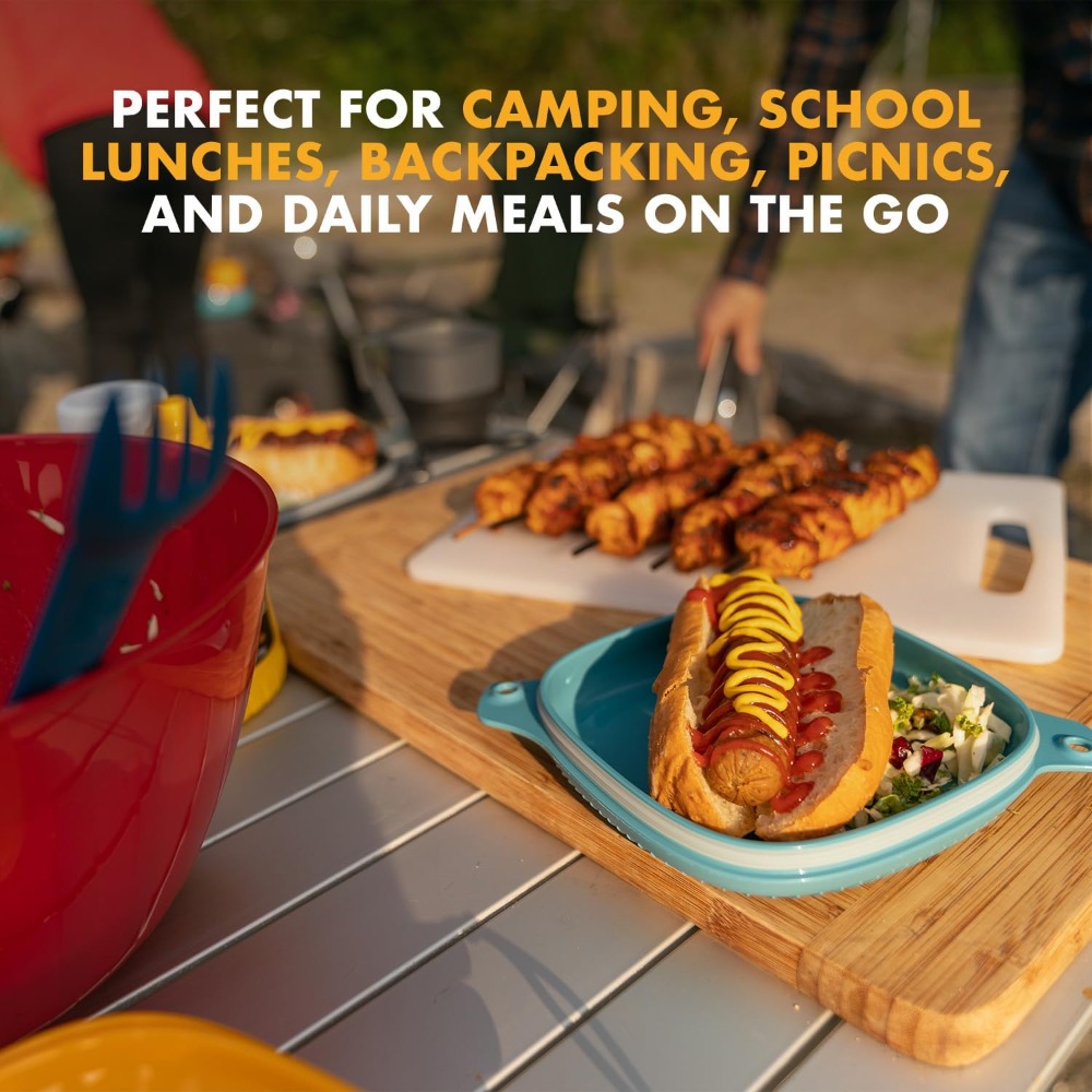 Camping Mess Kit: Bowl, Plate, - Camp Spork Set avis et prix