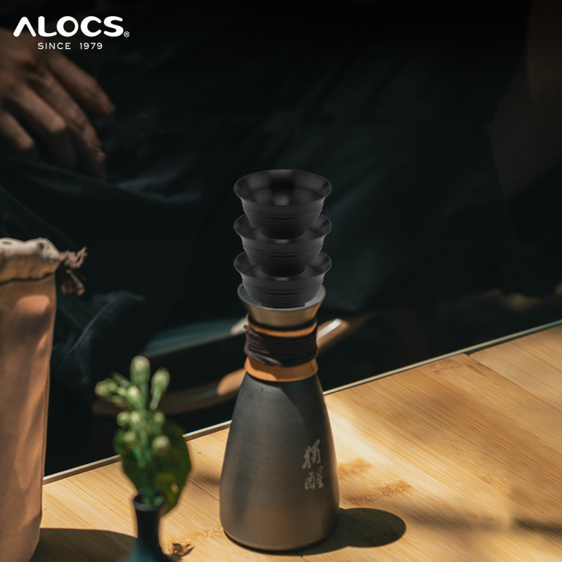 Outdoor Camping Wine Set ALOCS - Vintage Camping Cooking Set avis et prix