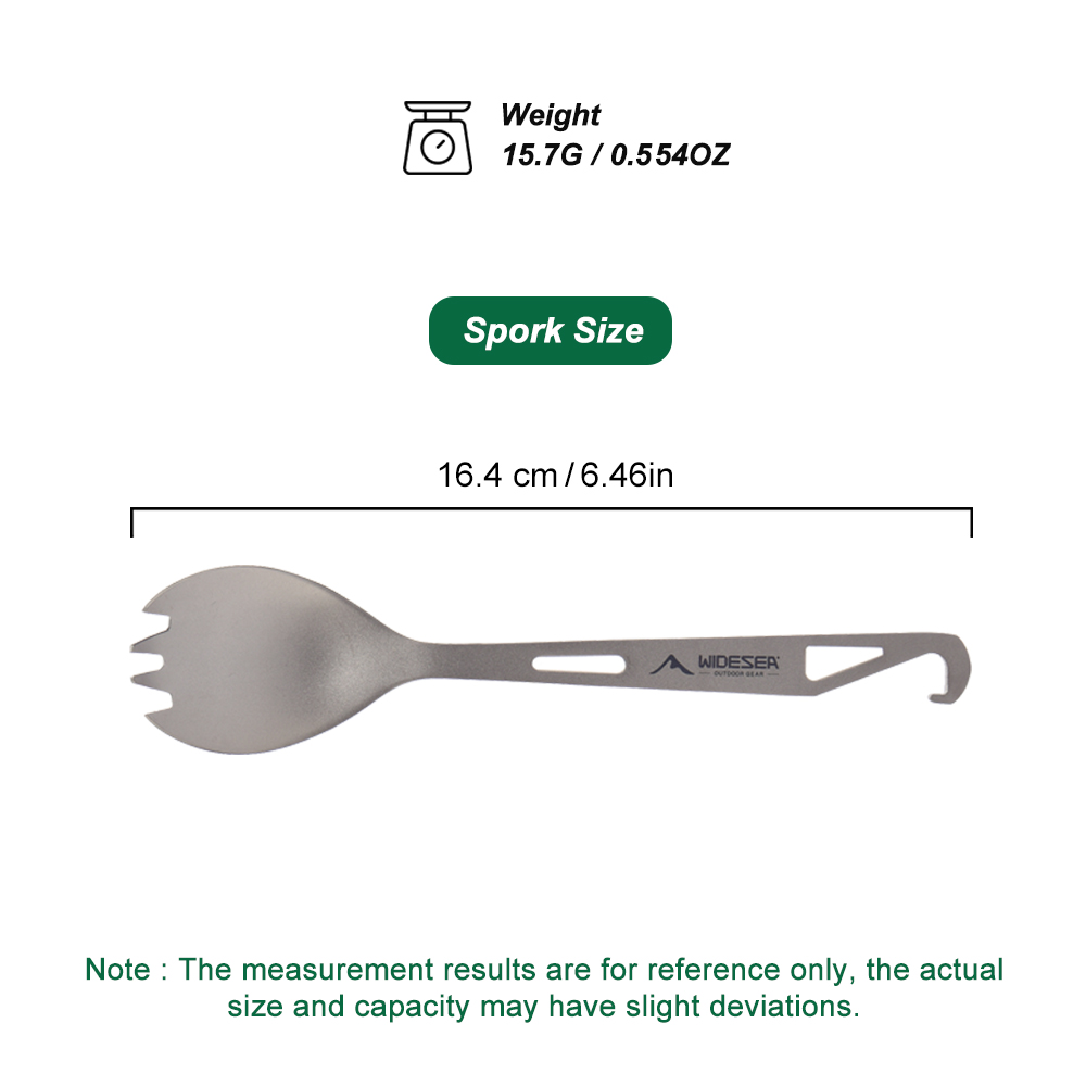 Widesea Camping Cooking Set Sp - Camp Spork Set avis et prix