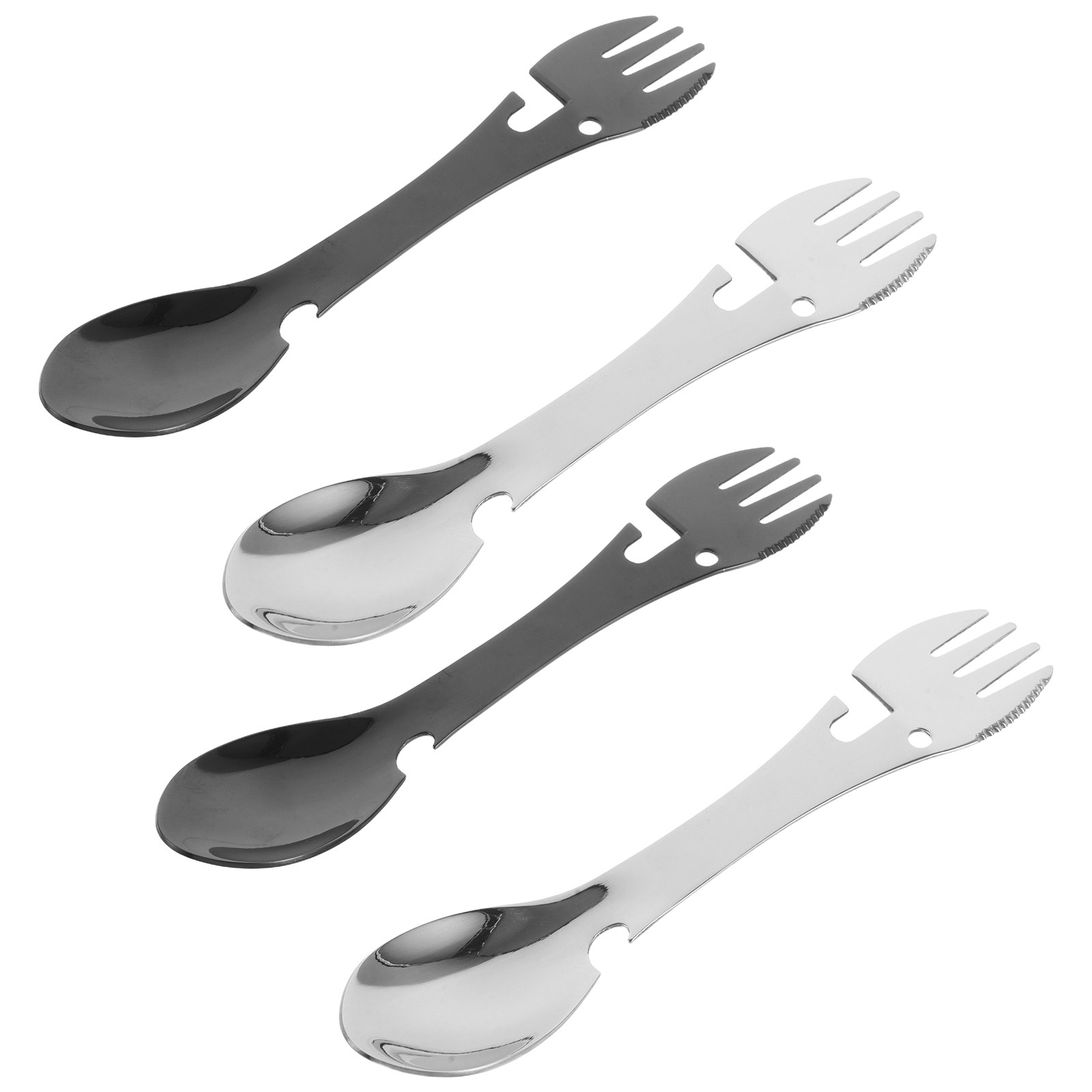 4Pcs Stainless Steel Multifunc - Camp Spork Set avis et prix