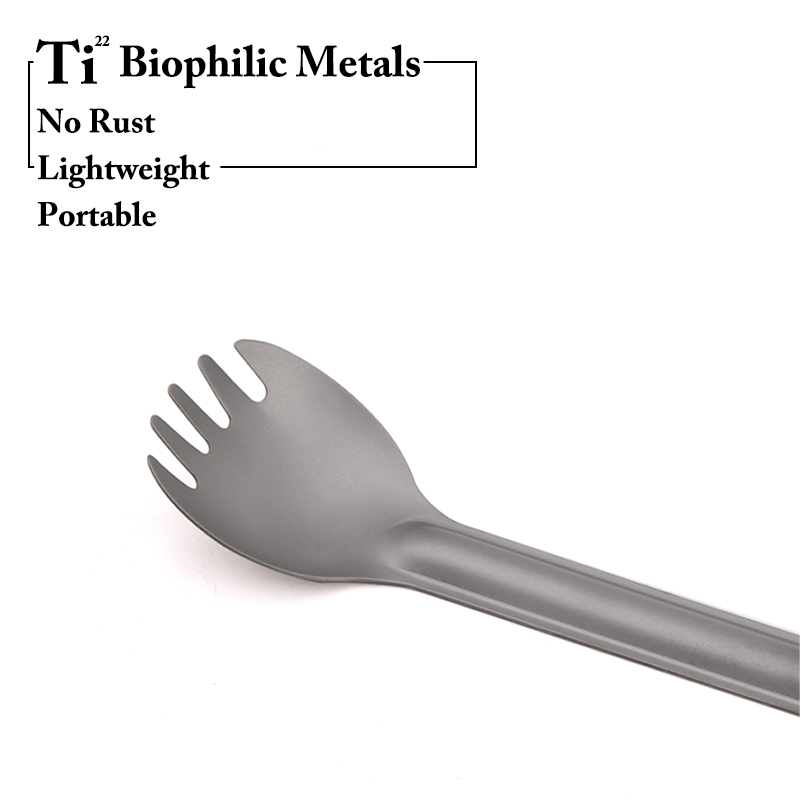 TiTo Titanium Spork Spoon Long - Camping Cooking Handle avis et prix