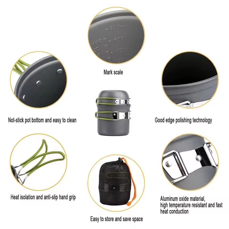 Ultralight Camping Cookware Me - Camping Cooking Gas Stove avis et prix