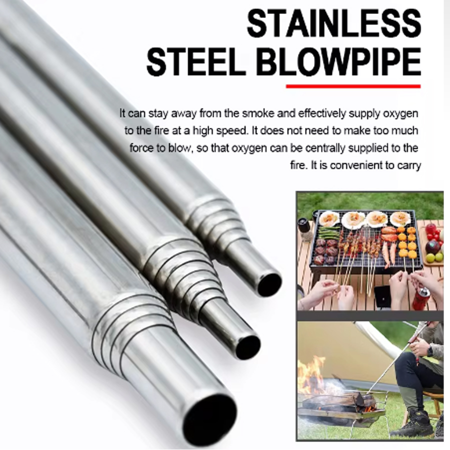 Stainless Steel Blowpipe Pocke - Camping Cooking Utilities avis et prix