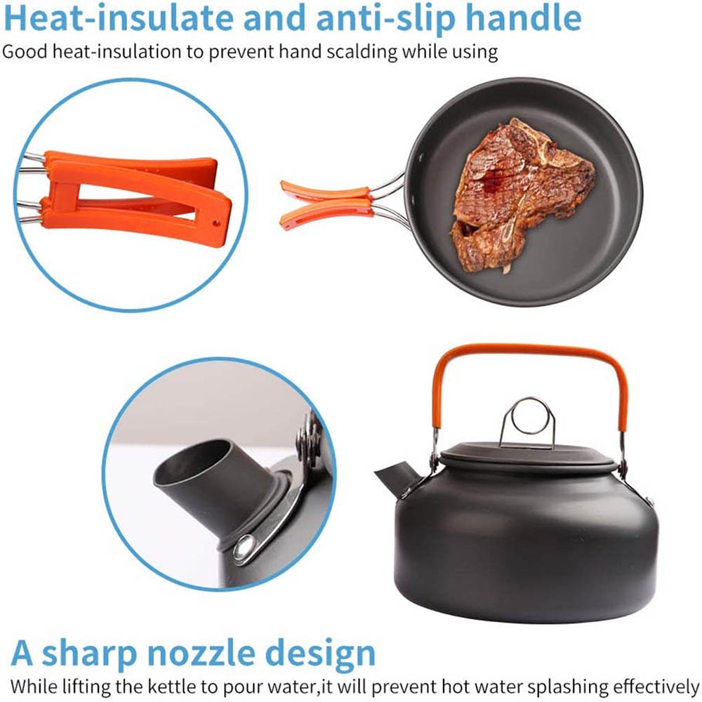 Outdoor camping cooking set, n - Camping Cooking And Dining Set avis et prix