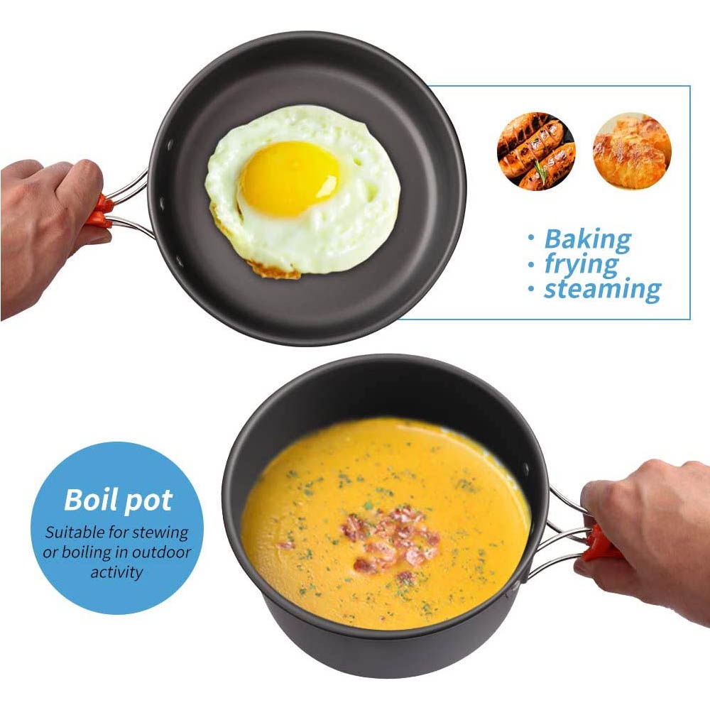 Outdoor camping cooking set, n - Camping Cooking And Dining Set avis et prix