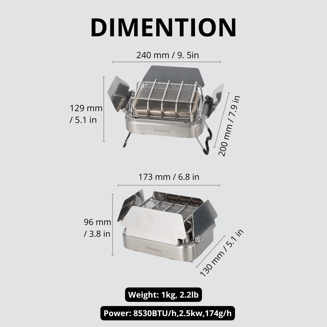 Fire-Maple Sunflower X Gas Cam - Camping Cooking Gas Stove avis et prix