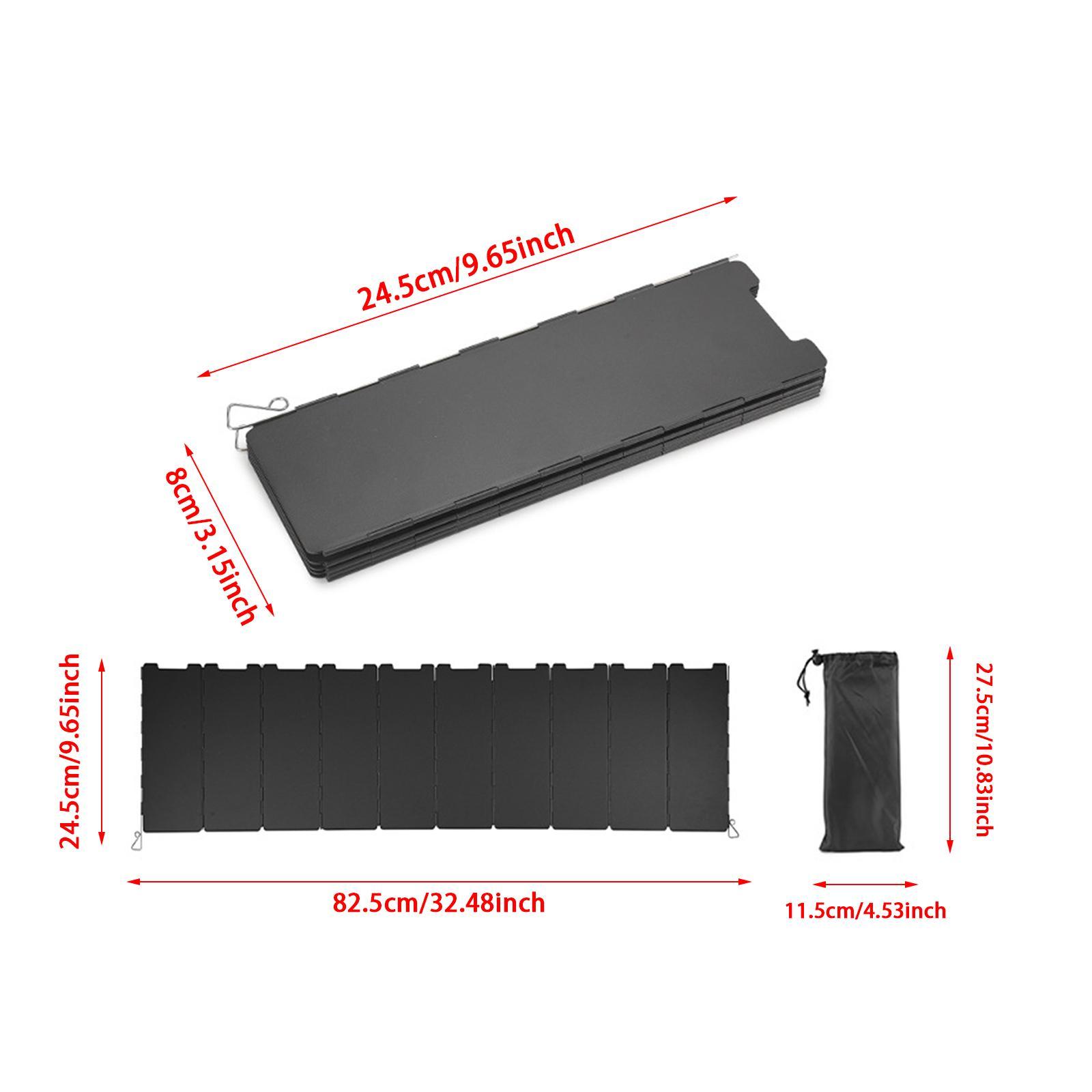 Camp Windscreen Portable Foldi - Camping Cooking Wind Blocker avis et prix