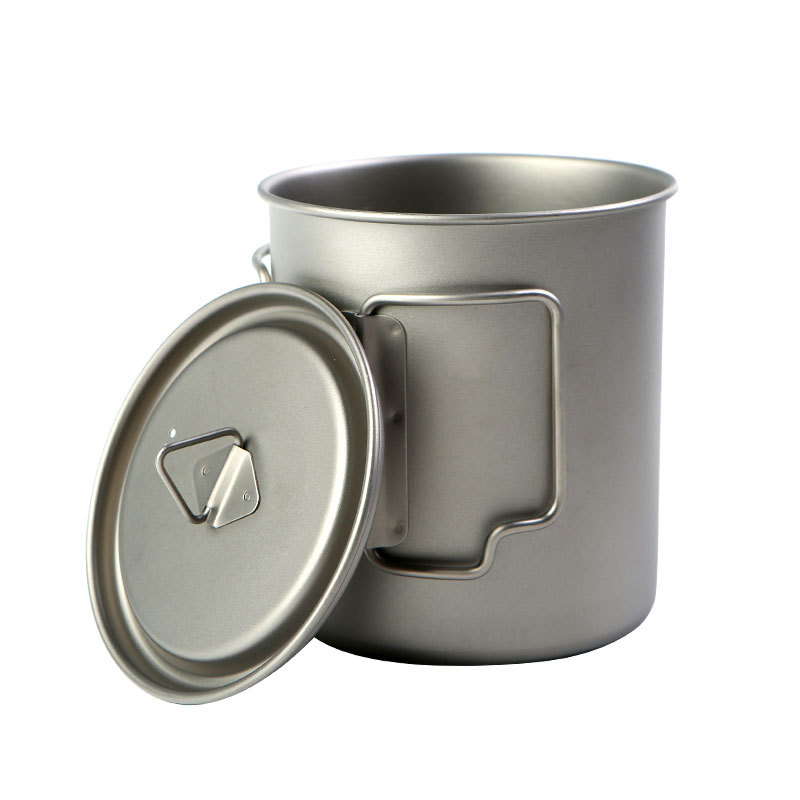 Camping Titanium Cups 450ml 55 - Camping Cooking Handle avis et prix