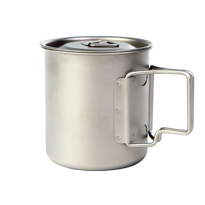 Camping Titanium Cups 450ml 55 - Camping Cooking Handle avis et prix