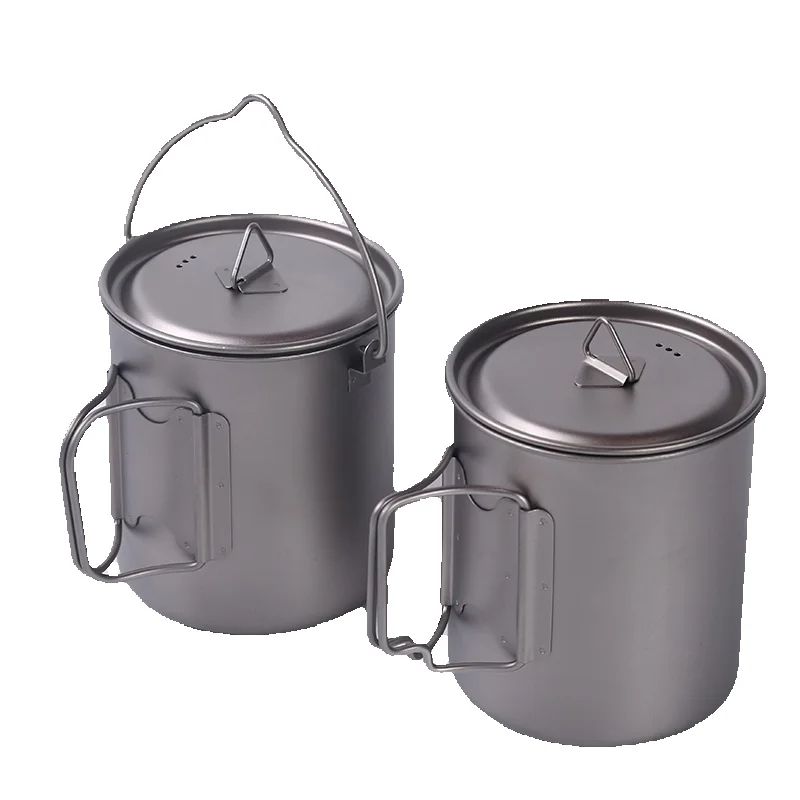 Camping Titanium Cups 450ml 55 - Camping Cooking Handle avis et prix