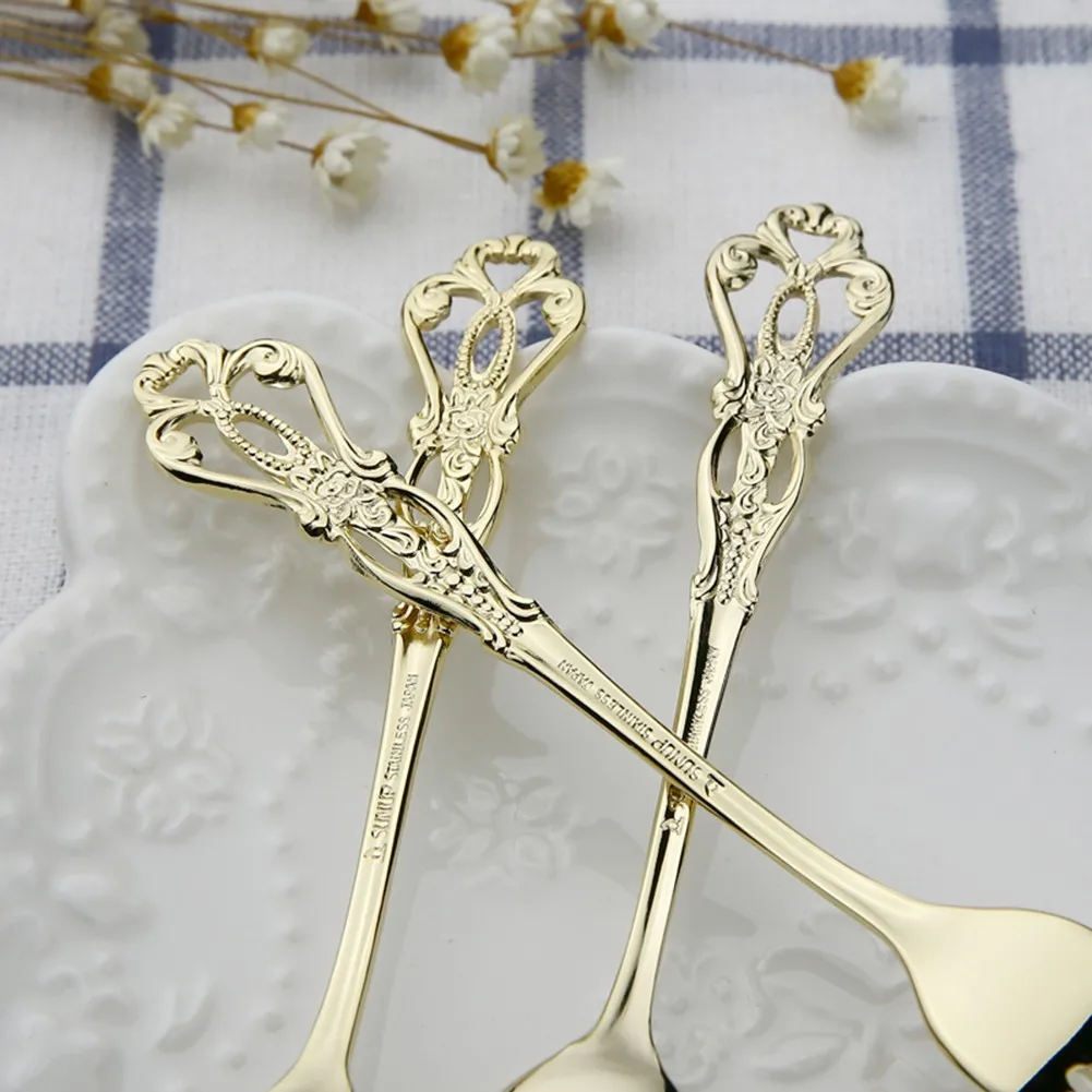 1 Pair Vintage Gold Spoon Fork - Vintage Camping Cooking Set avis et prix