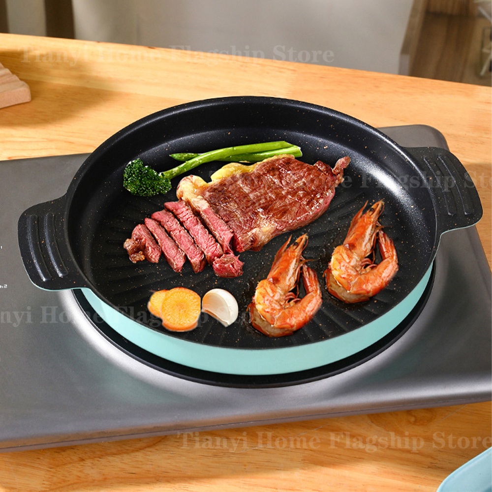 Grill Pan Round Non-Stick Barb - Camping Cooking Bbq avis et prix