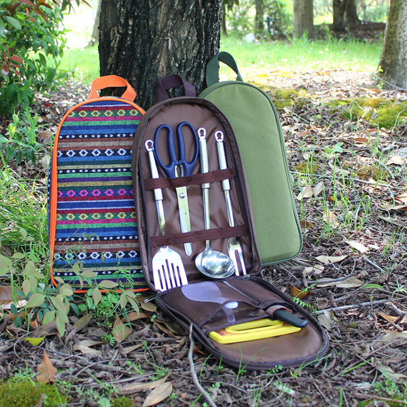 7pcs Camping Kitchen Utensil S - Camping Cooking And Dining Set avis et prix