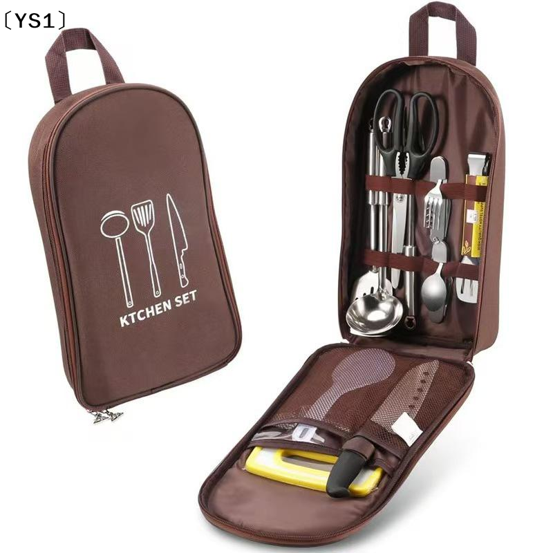 〔YS1〕Outdoor Cooking Bag Campi - Camping Cooking Utensil Organizer avis et prix