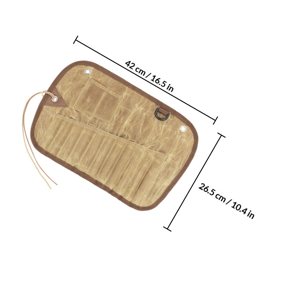 Sturdy Canvas Camping Tablewar - Camping Cooking Utensil Roll avis et prix