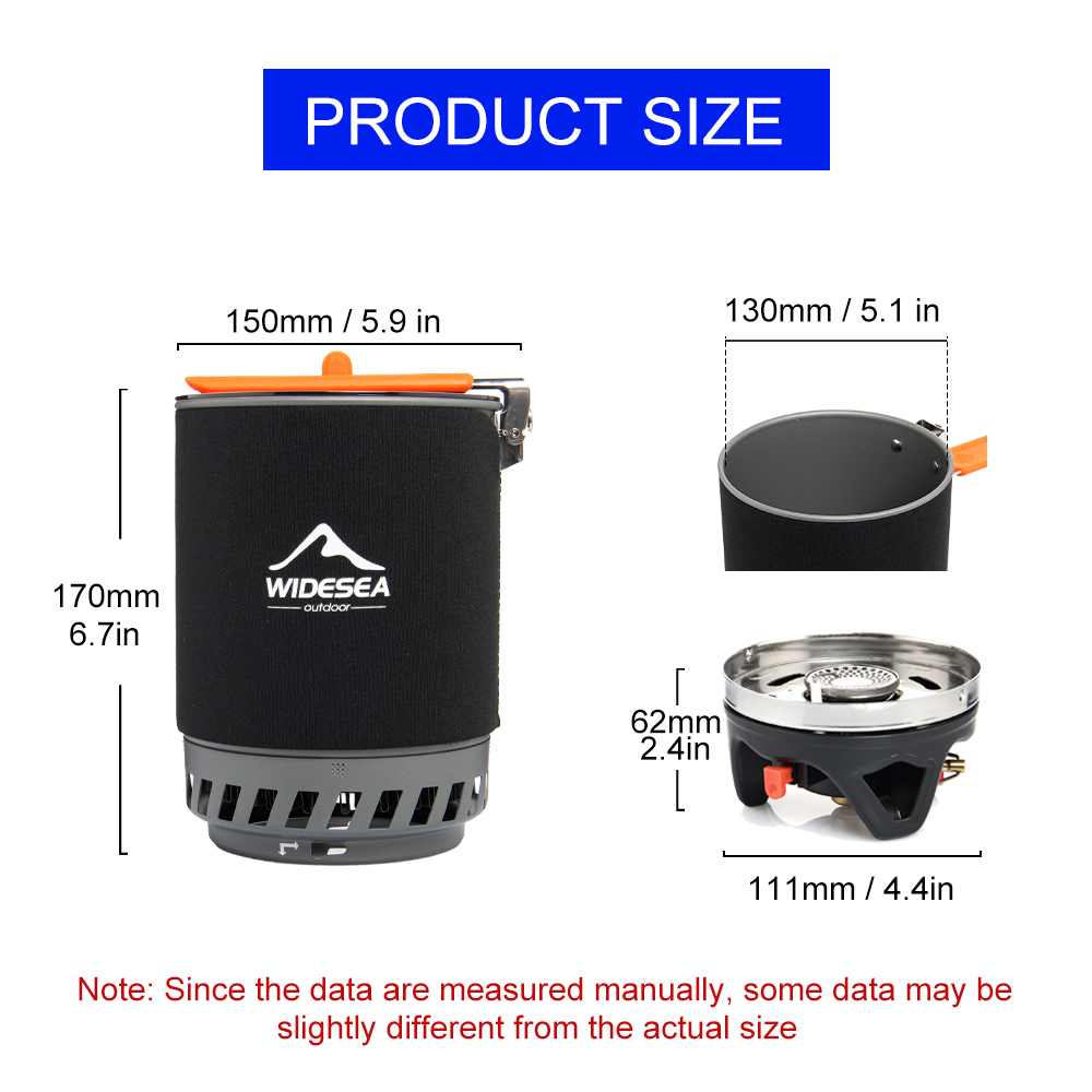 Widesea Camping Cooking System - Camping Cooking Gas Stove avis et prix