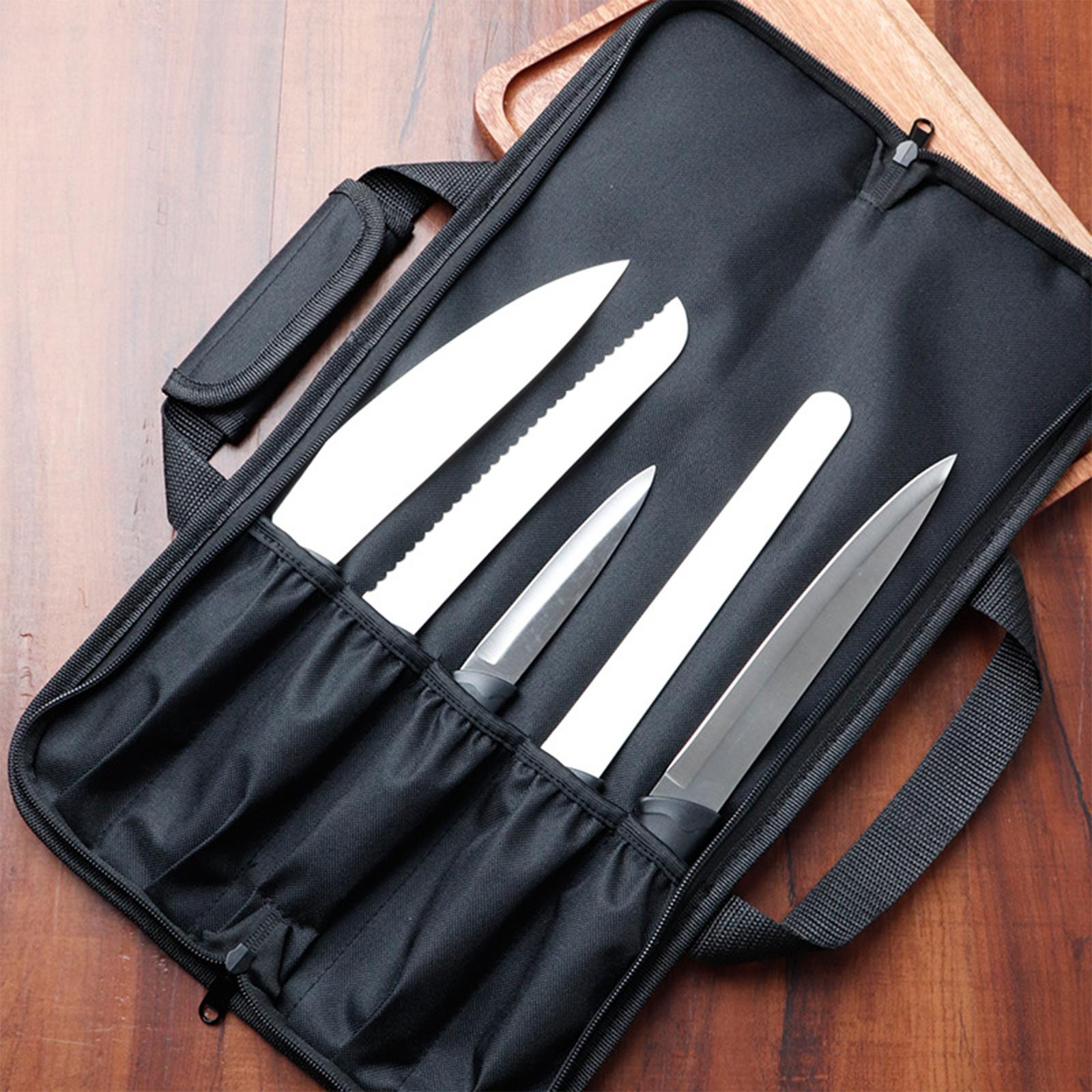 Chef Knife Storage Bag Oxford  - Camping Cooking Utensil Roll avis et prix