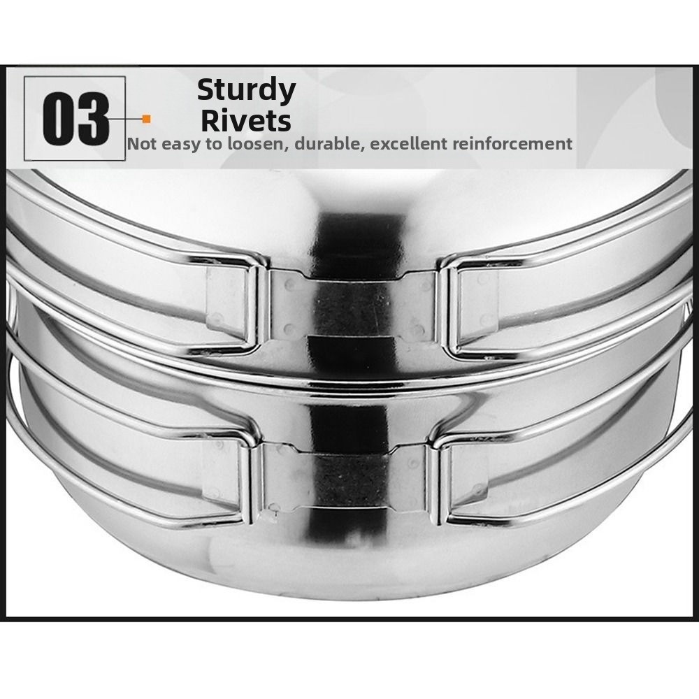 5Pcs 304 Stainless Steel Campi - Camping Cooking Handle avis et prix