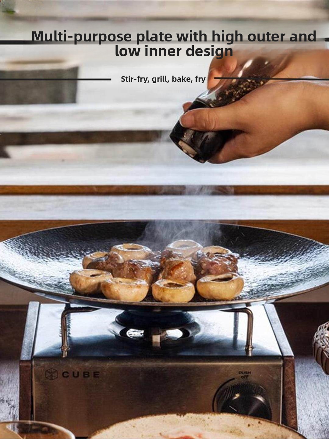 Outdoor Cast Iron Charcoal Gri - Camping Cooking Bbq avis et prix