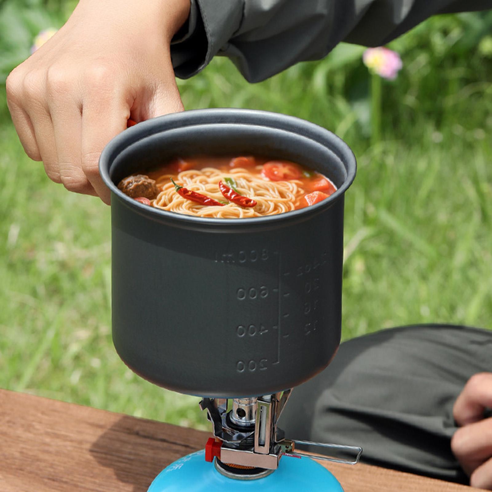 Portable Camping Cookware Set  - Camping Cooking Gas Stove avis et prix