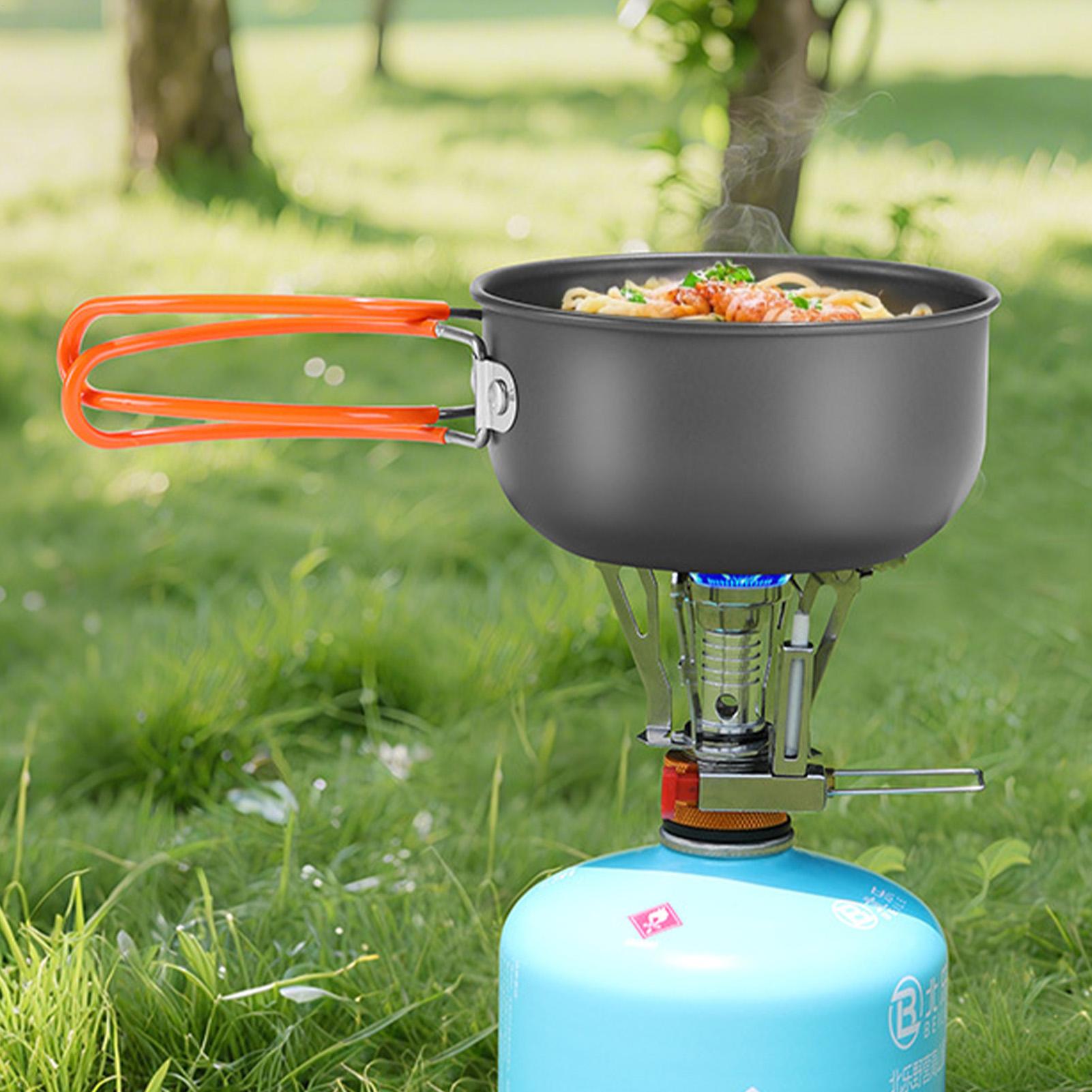 Portable Camping Cookware Set  - Camping Cooking Gas Stove avis et prix