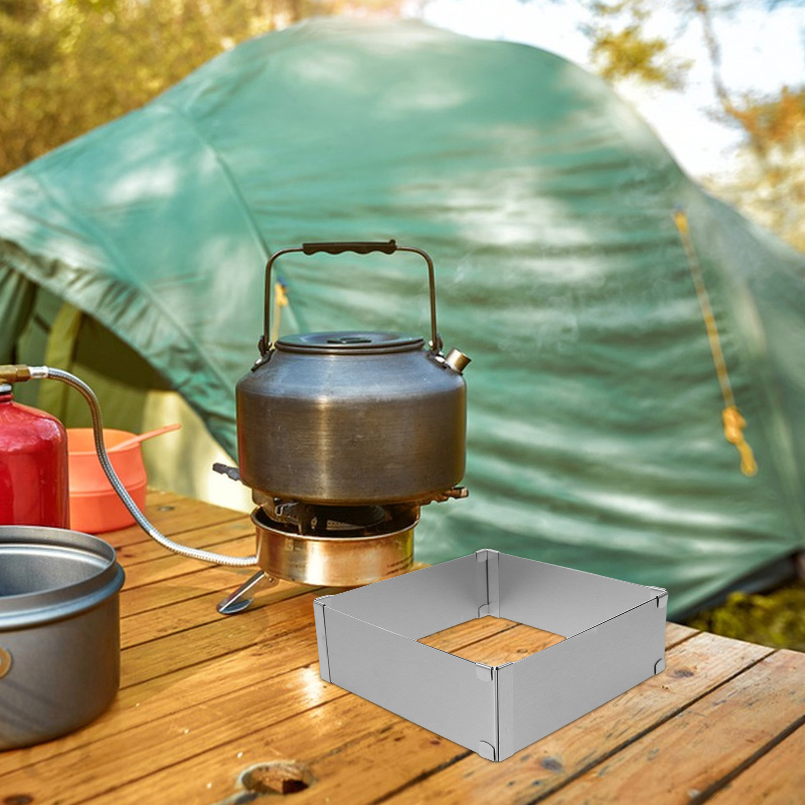 Camping Stove Wind Guard Stain - Camping Cooking Wind Blocker avis et prix