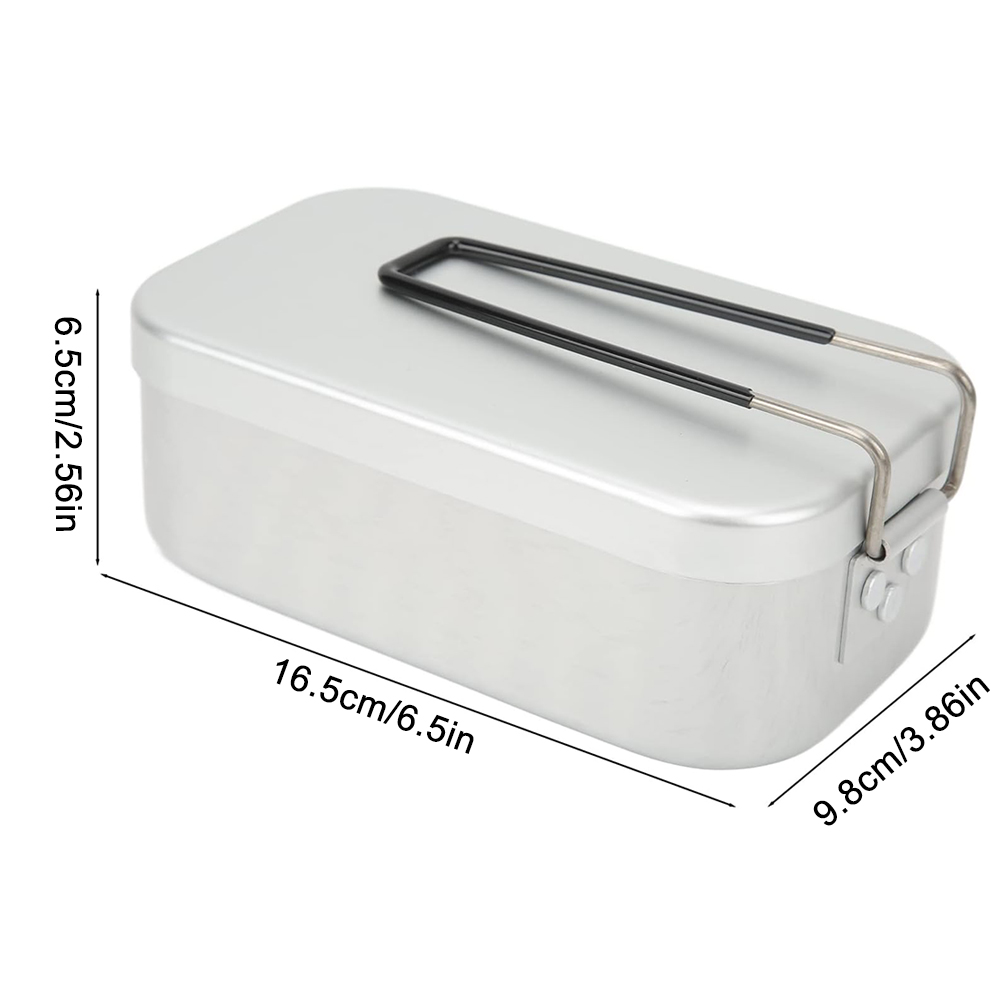 800ML Aluminum Lunch Boxes Out - Camping Cooking Handle avis et prix
