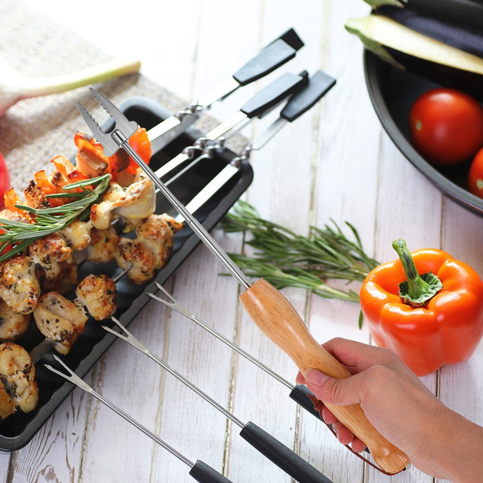 Stainless Steel Extendable Bbq - Campfire Cooking avis et prix