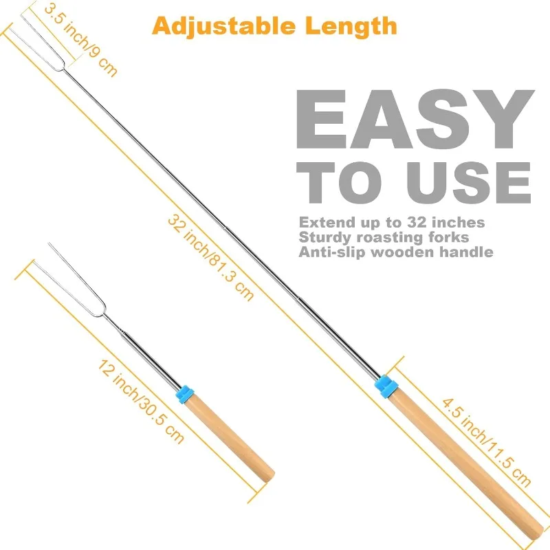 Stainless Steel Extendable Lon - Camping Cooking Bbq avis et prix