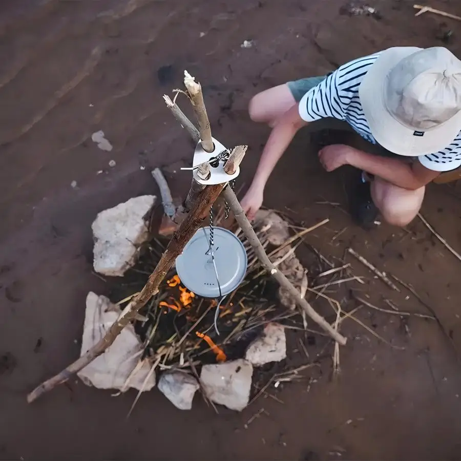 Stainless Steel Portable Campi - Campfire Cooking avis et prix