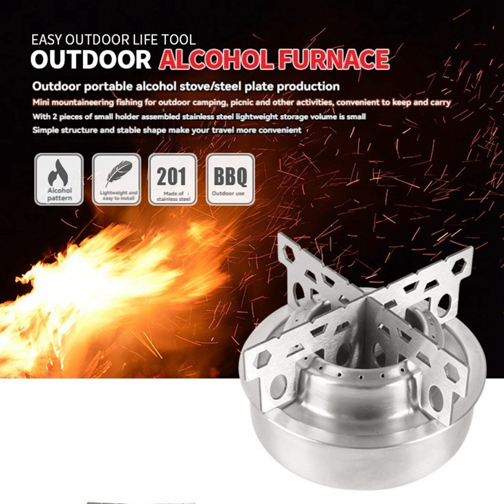 Portable Mini Alcohol Stove Cr - Camping Cooking Multi Tool avis et prix