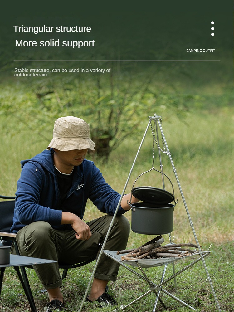 Camping Bonfire Tripod Portabl - Camping Cooking Multi Tool avis et prix