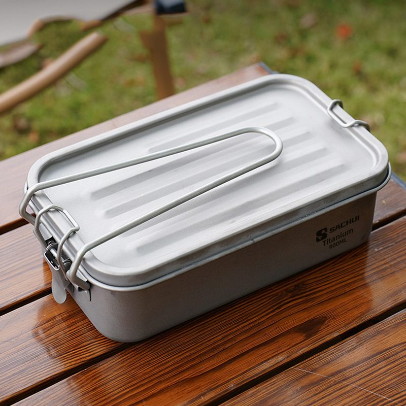 900ml Sealed Titanium Lunch Ca - Campfire Cooking avis et prix