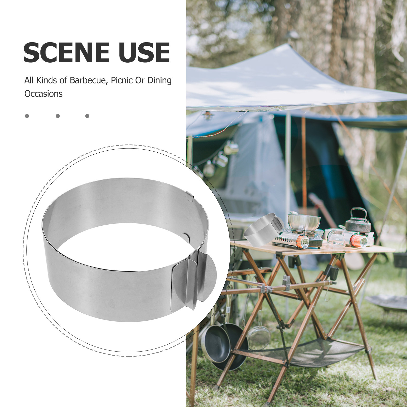 Adjustable Camping Stove Winds - Camping Cooking Wind Blocker avis et prix
