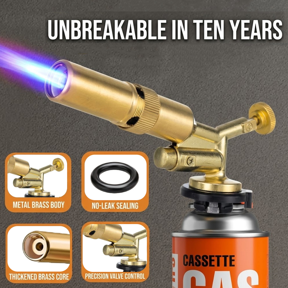 Portable Brass Gas Blow Torch  - Camping Cooking Flame avis et prix