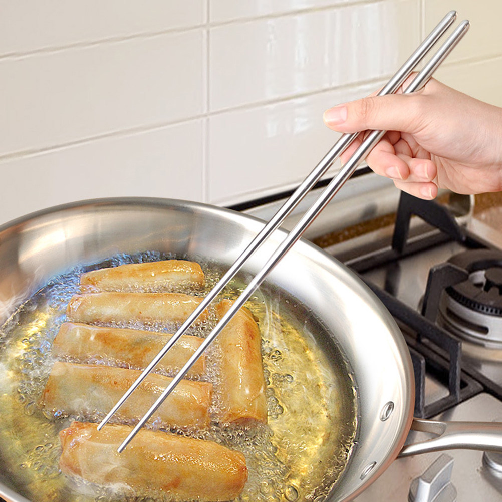 1Pair 36Cm Extra Long Stainles - Camping Cooking Tips avis et prix