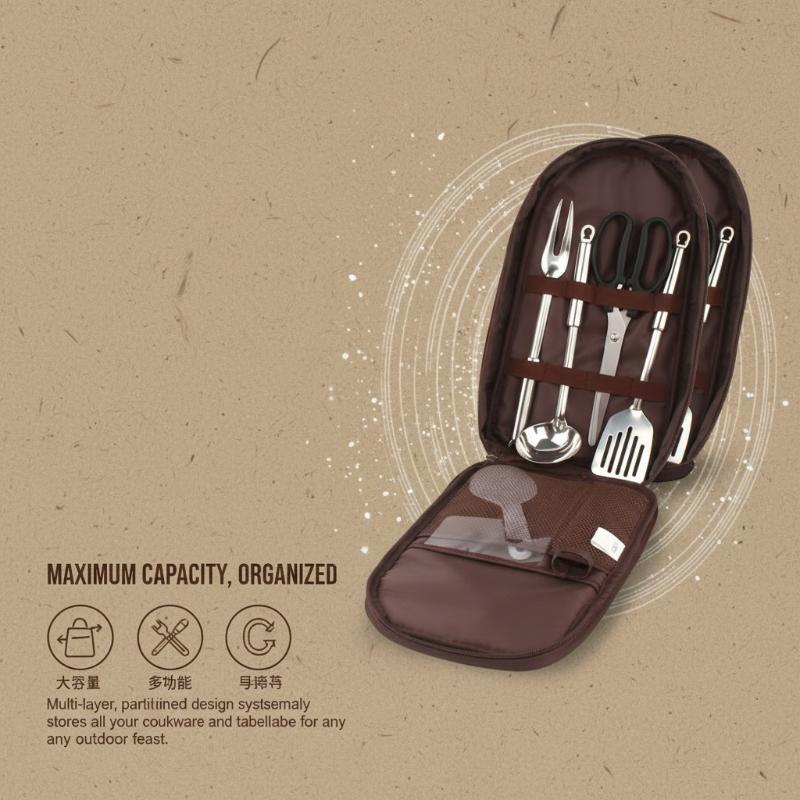 Outdoor Cooking Bag Camping St - Camping Cooking Utensil Organizer avis et prix