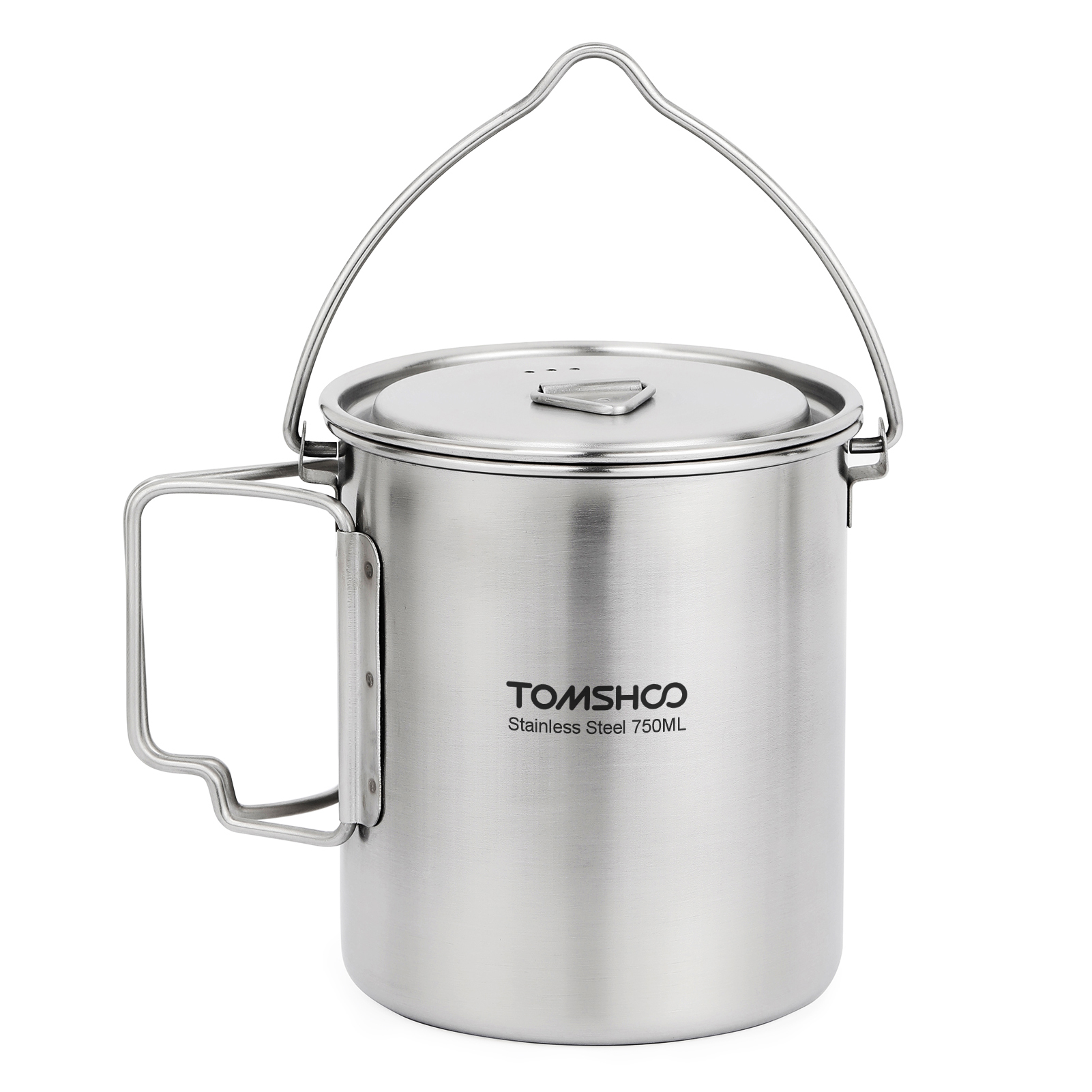 TOMSHOO 750ml Stainless Steel  - Camping Cooking Handle avis et prix