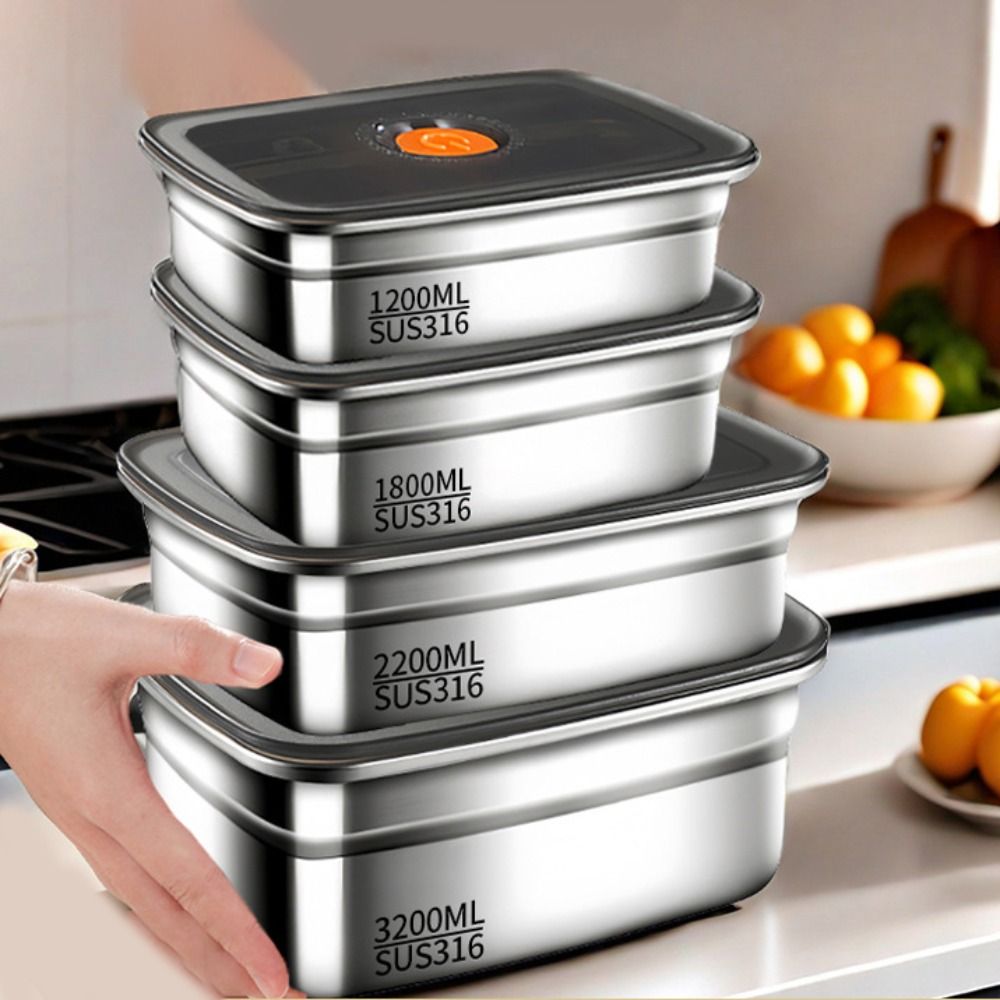 Stainless Steel Lunch Box Bent - Camping Cooking Utilities avis et prix